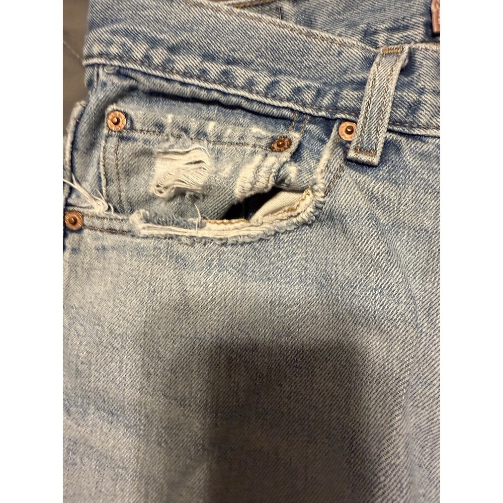 Vintage Levis 505‎ Men's Jeans Size 34x30 Fits Light Wash Distressed Y2K - Picture 5 of 10